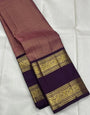 Panache Peach Soft Silk Saree With Ravishing Blouse Piece