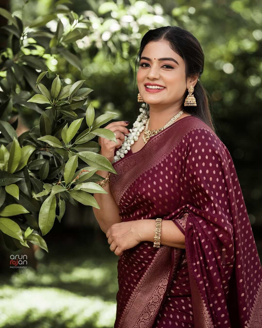 Sensational Wine Soft Silk Saree With Rhapsodic Blouse Piece