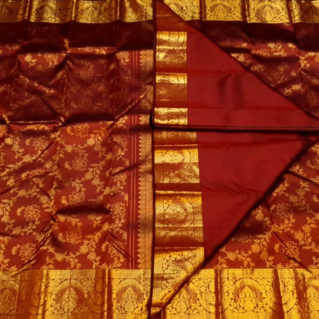 Effulgent Wine Soft Banarasi Silk Saree With Eclat Blouse Piece