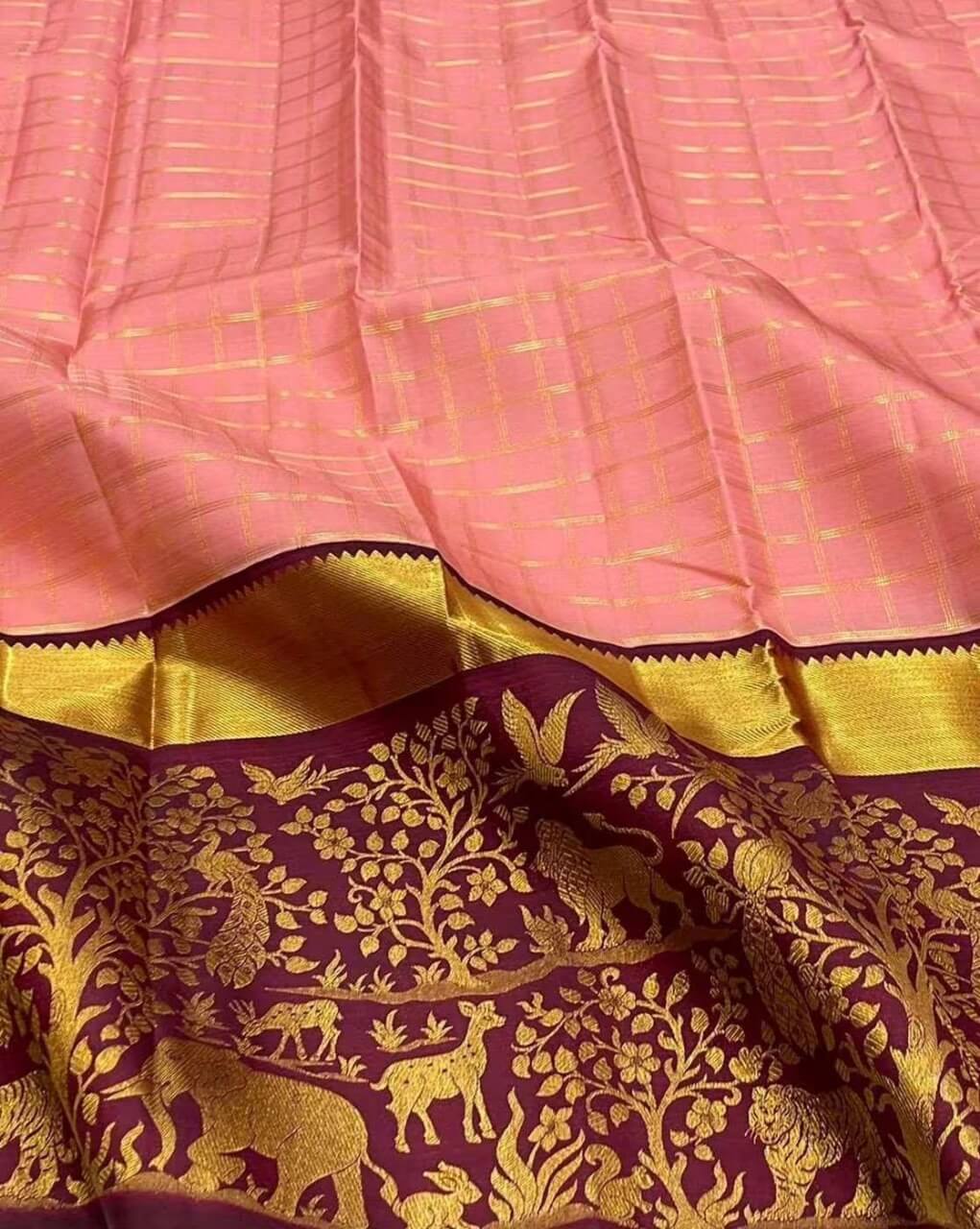Felicitous Pink Soft Silk Saree With Winsome Blouse Piece