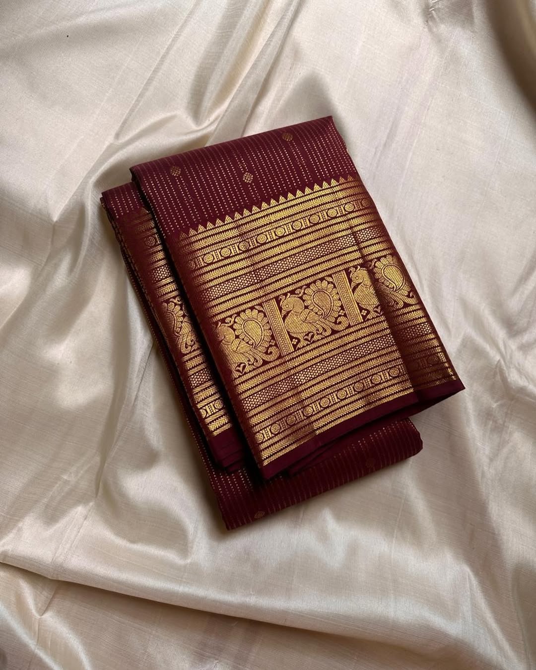 Traditional Maroon Soft Banarasi Silk Saree With Desultory Blouse Piece