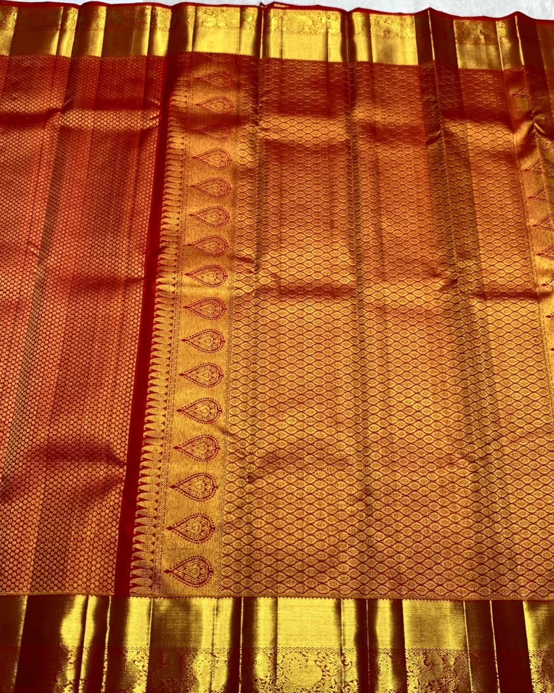 Lassitude Red Soft Banarasi Silk Saree With Cynosure Blouse Piece
