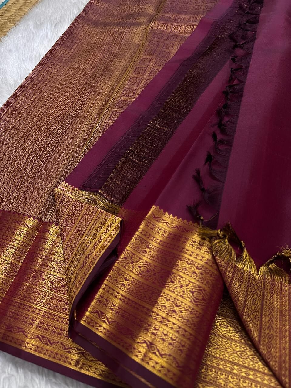 Mesmeric Purple Soft Banarasi Silk Saree With Tremendous Blouse Piece
