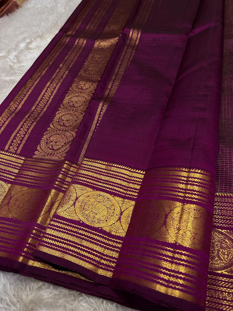 Panoply Wine Soft Banarasi Silk Saree With Magnificat Blouse Piece