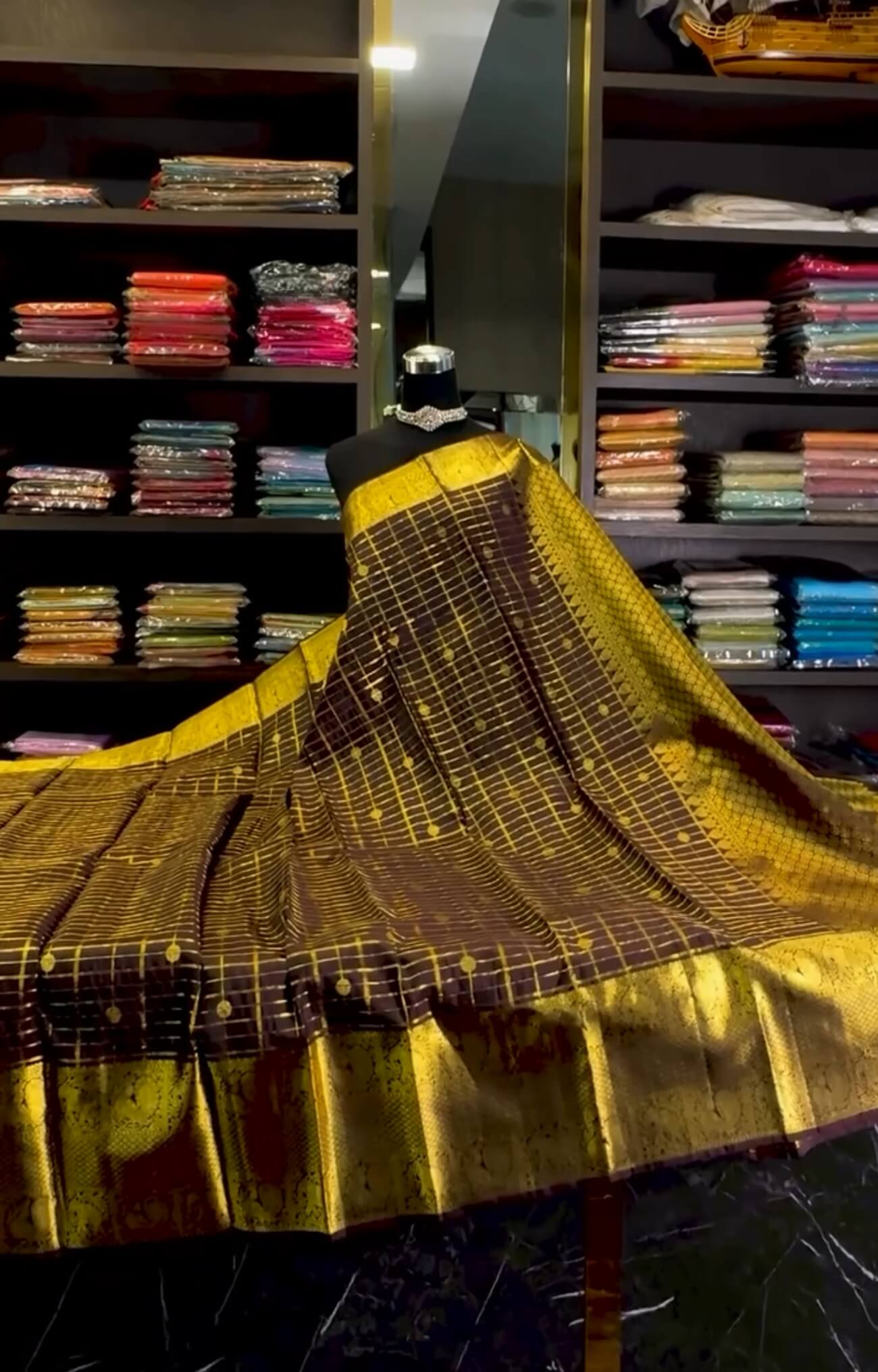 Incomparable Brown Soft Banarasi Silk Saree With Glamorous Blouse Piece