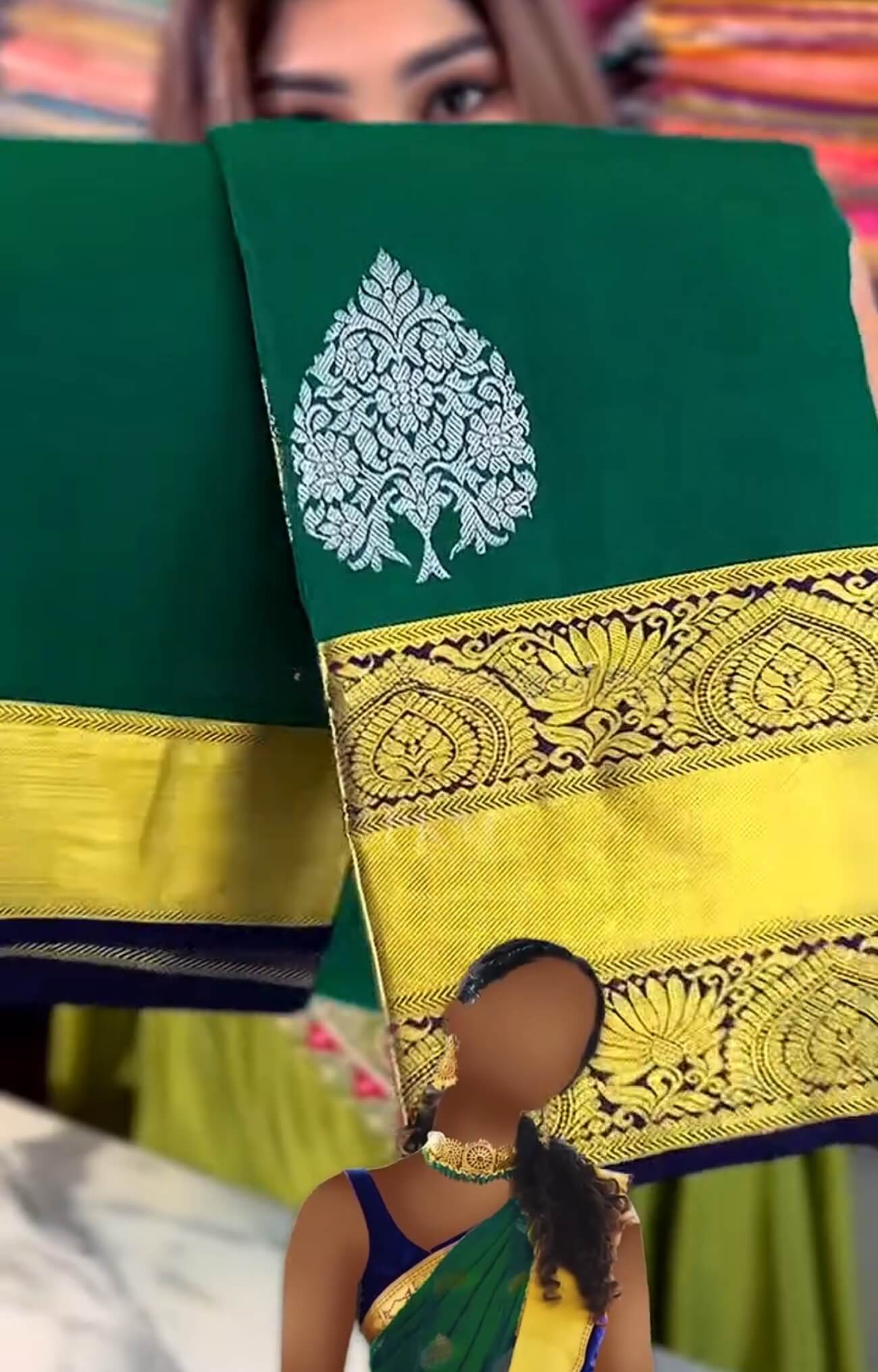 Imaginative Dark Green Soft Banarasi Silk Saree With Susurrous Blouse Piece