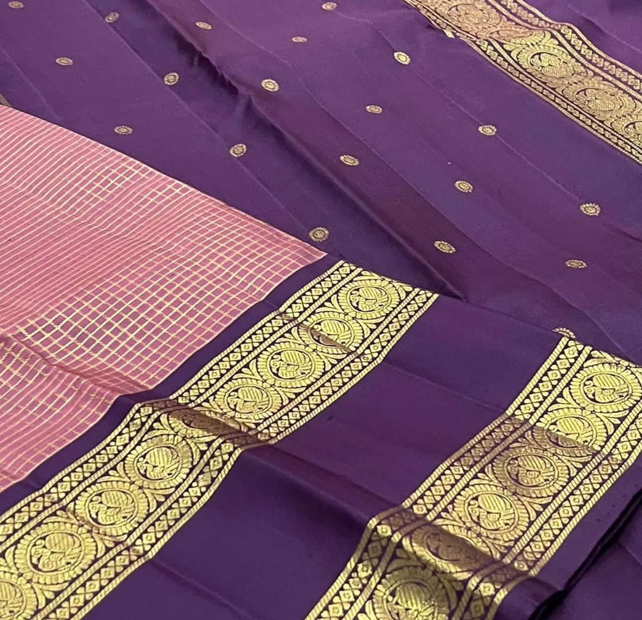 Panache Peach Soft Silk Saree With Ravishing Blouse Piece