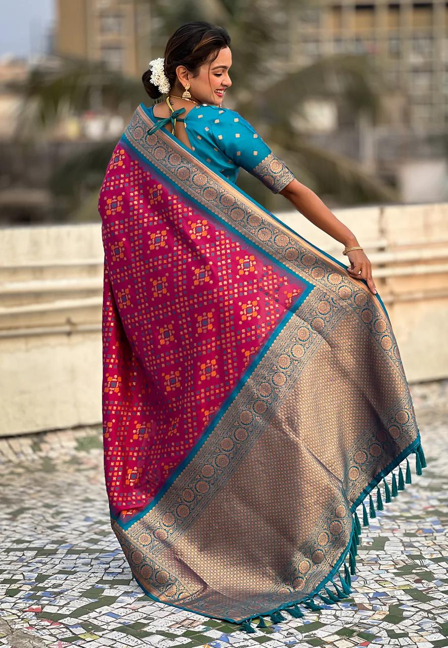 Mellifluous Wine Soft Silk Saree With Sumptuous Blouse Piece