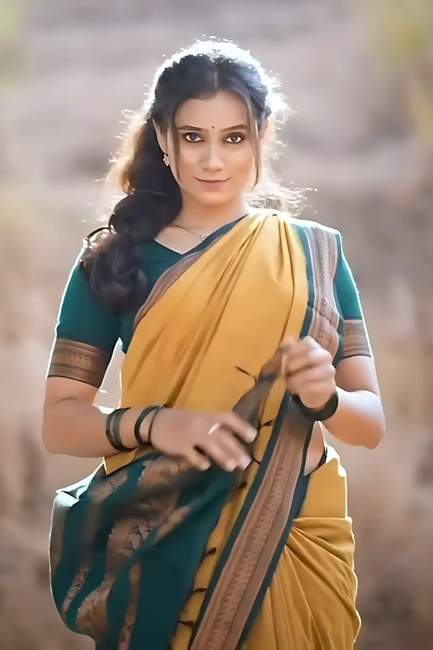 Staggering Mustard Soft Silk Saree With Enchanting Blouse Piece
