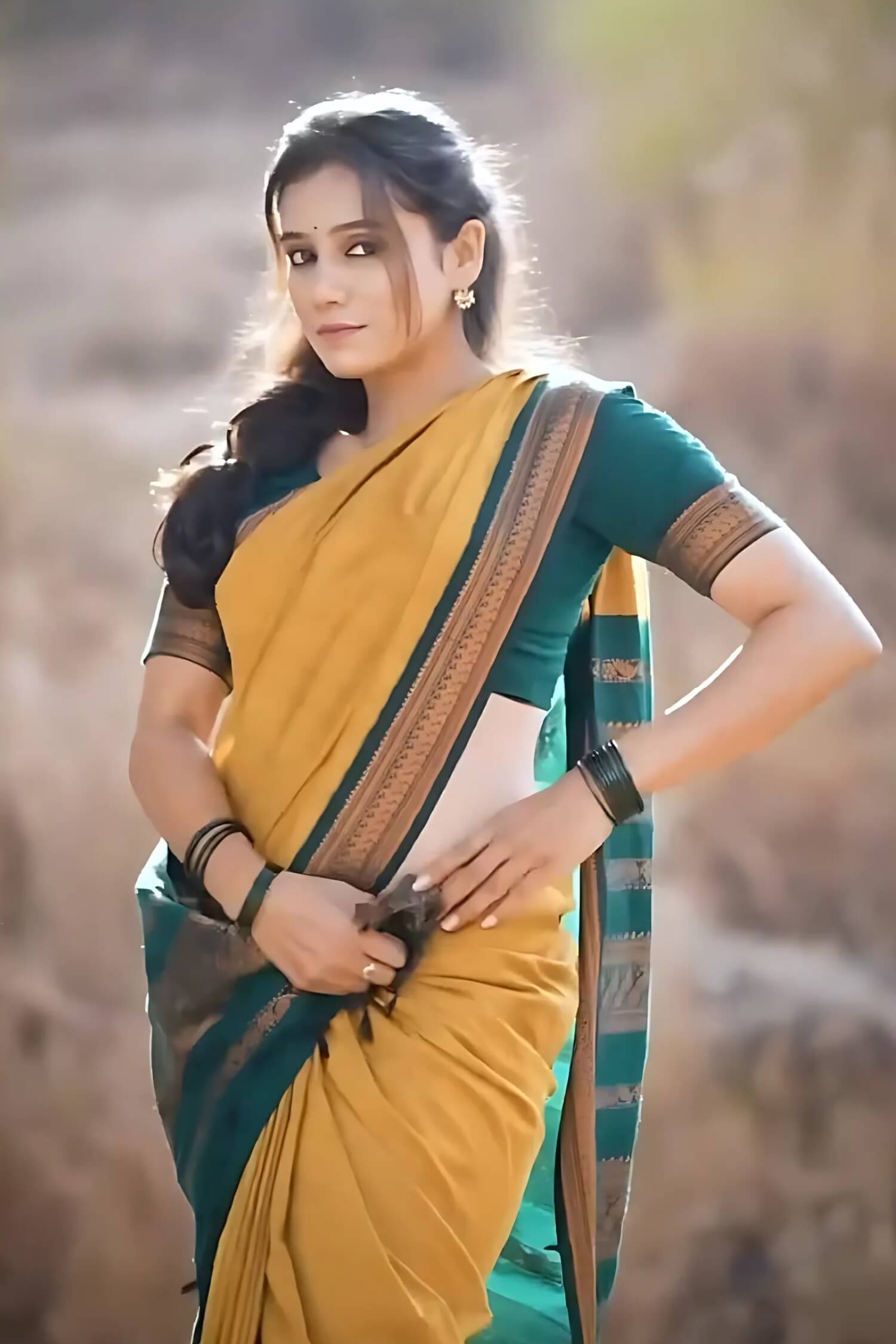 Staggering Mustard Soft Silk Saree With Enchanting Blouse Piece