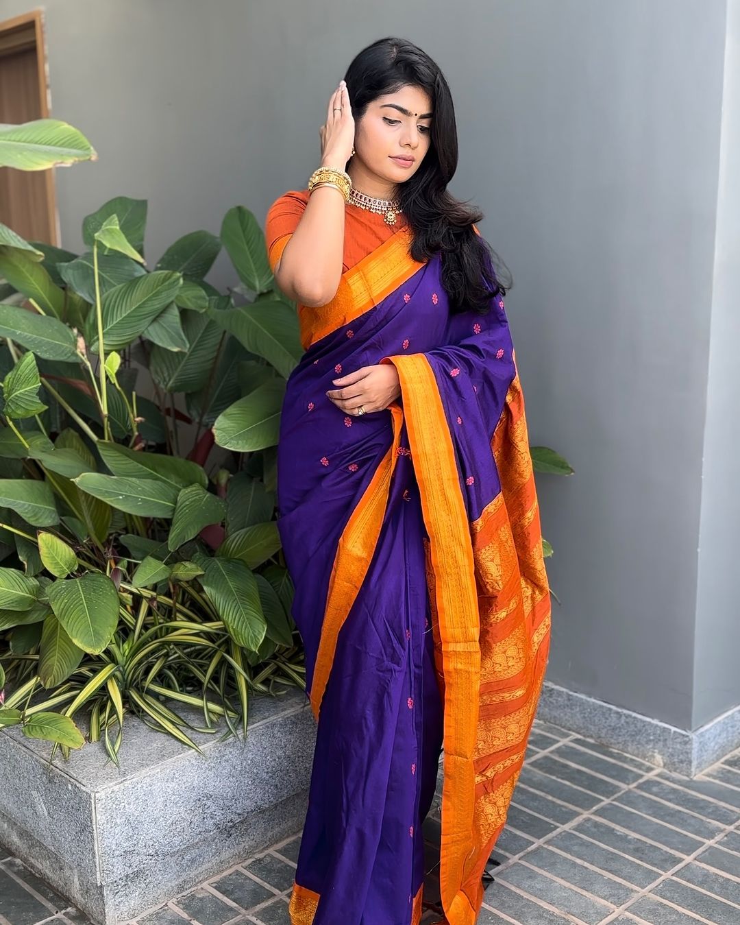 Scrumptious Purple Soft Silk Saree With Evanescent Blouse Piece