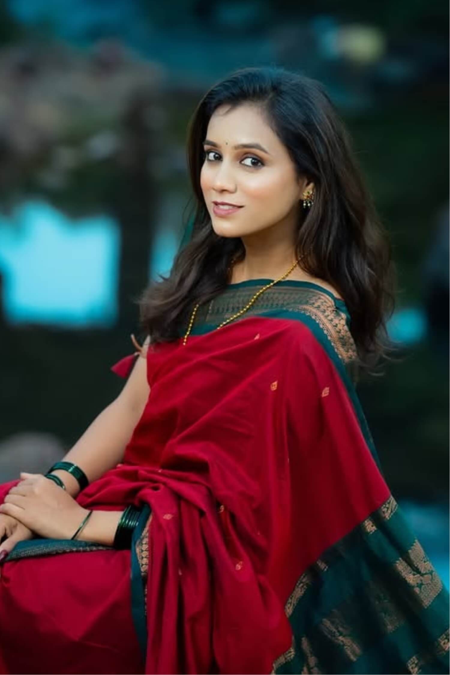 Excellent Red Soft Silk Saree With Pleasant Blouse Piece