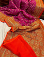 Deserving Dark Pink Soft Banarasi Silk Saree With Fantabulous Blouse Piece