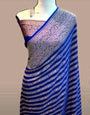 Sizzling Royal Blue Soft Banarasi Silk Saree With Staggering Blouse Piece