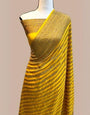 Felicitous Yellow Soft Banarasi Silk Saree With Arresting Blouse Piece