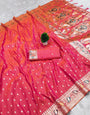 Beguiling Pink Soft Banarasi Silk Saree With Desuetude Blouse Piece