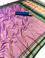 Enamoring Baby Pink Soft Banarasi Silk Saree With Redolent Blouse Piece