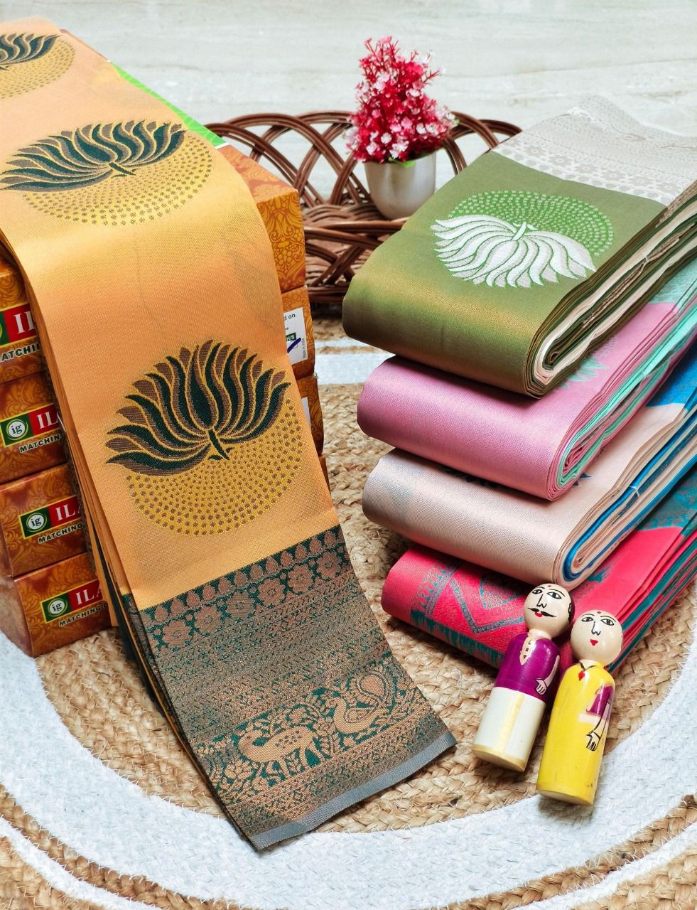 Deserving Yellow and Green Soft Silk Saree With Ideal Blouse Piece