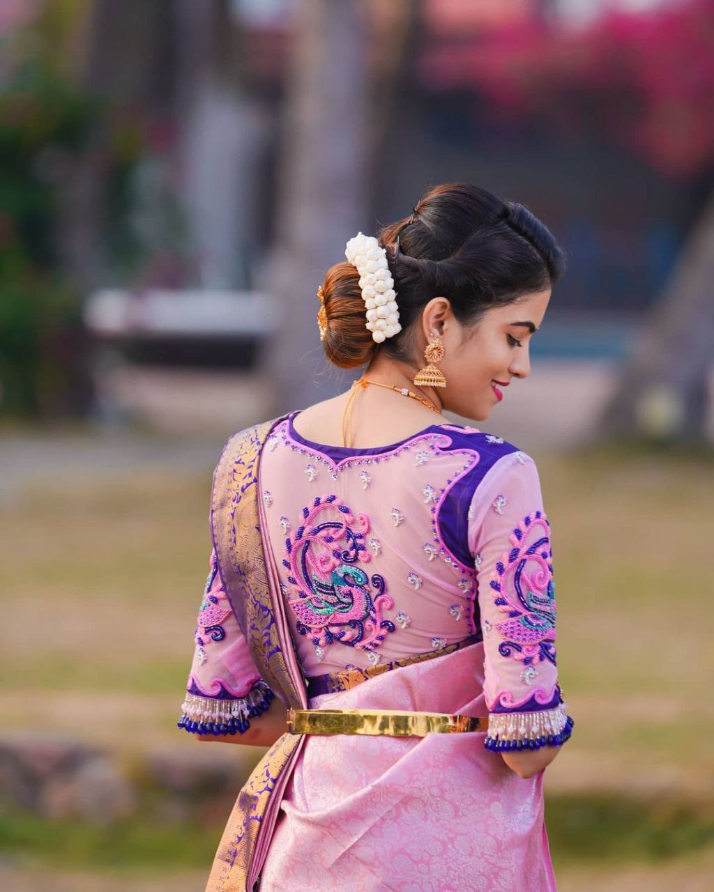 Divine Pink Soft Silk Saree With Refreshing Two Blouse Piece