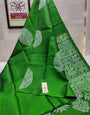 Lissome Green Soft Silk Saree With Lagniappe Blouse Piece