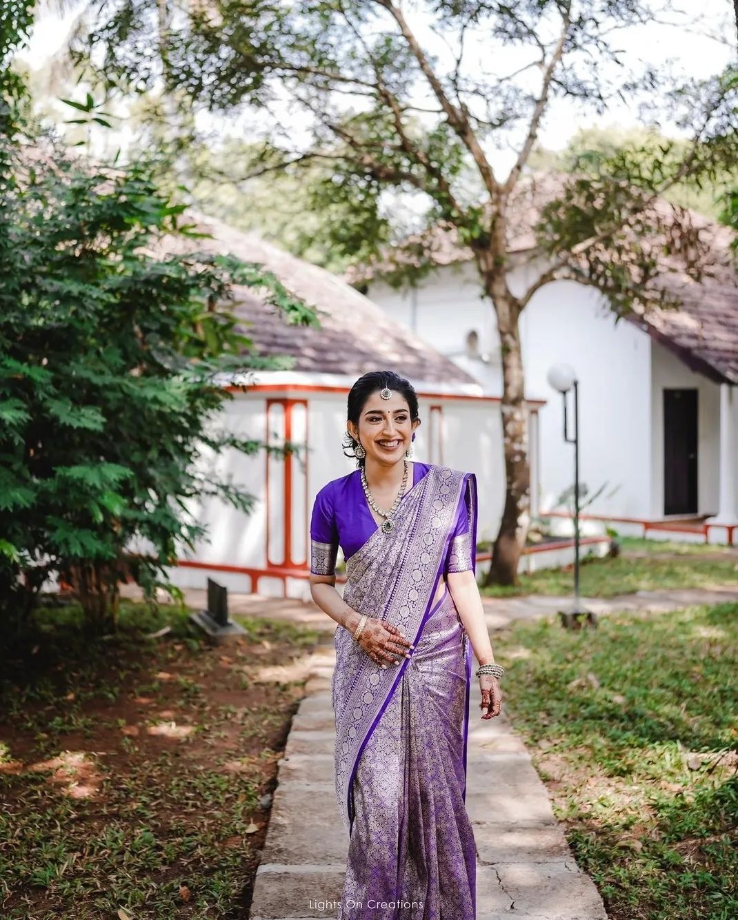 Lovely Royal Blue Soft Silk Saree With A glam Blouse Piece