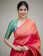 Cynosure Dark Pink Soft Silk Saree with Cynosure Blouse Piece