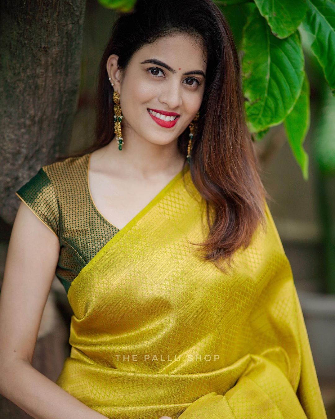 Resonant Yellow Soft Silk Saree with Designer Blouse Piece