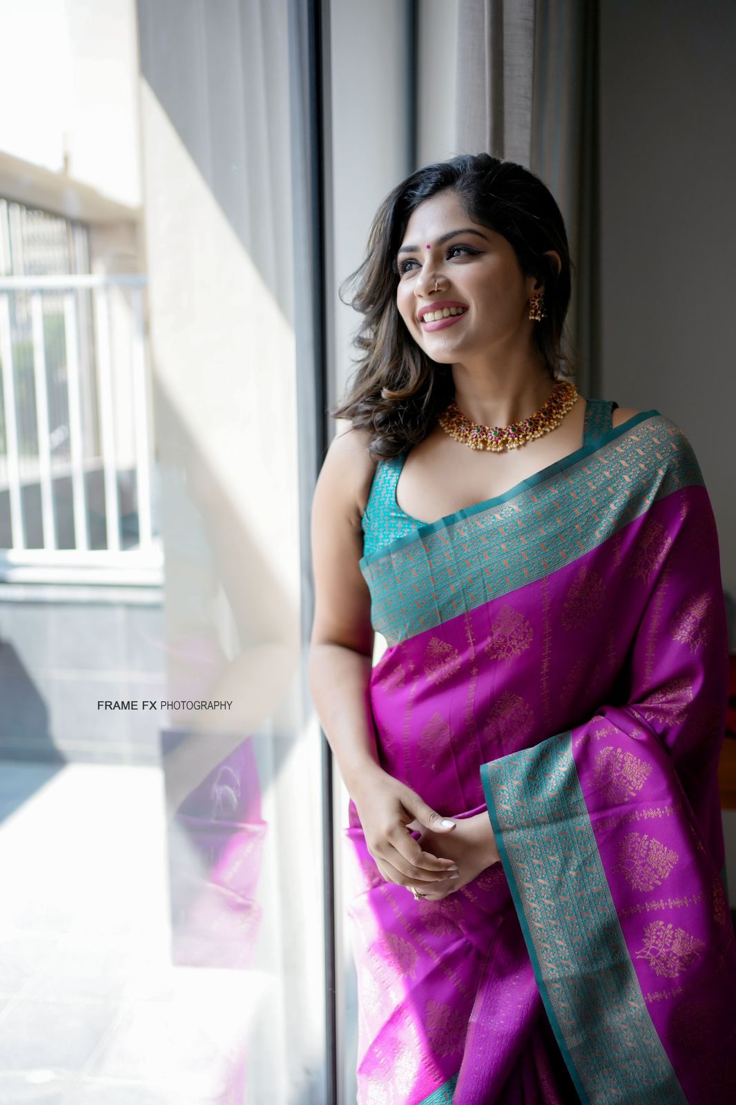 Enchanting Purple Soft Silk Saree With Propinquity Blouse Piece