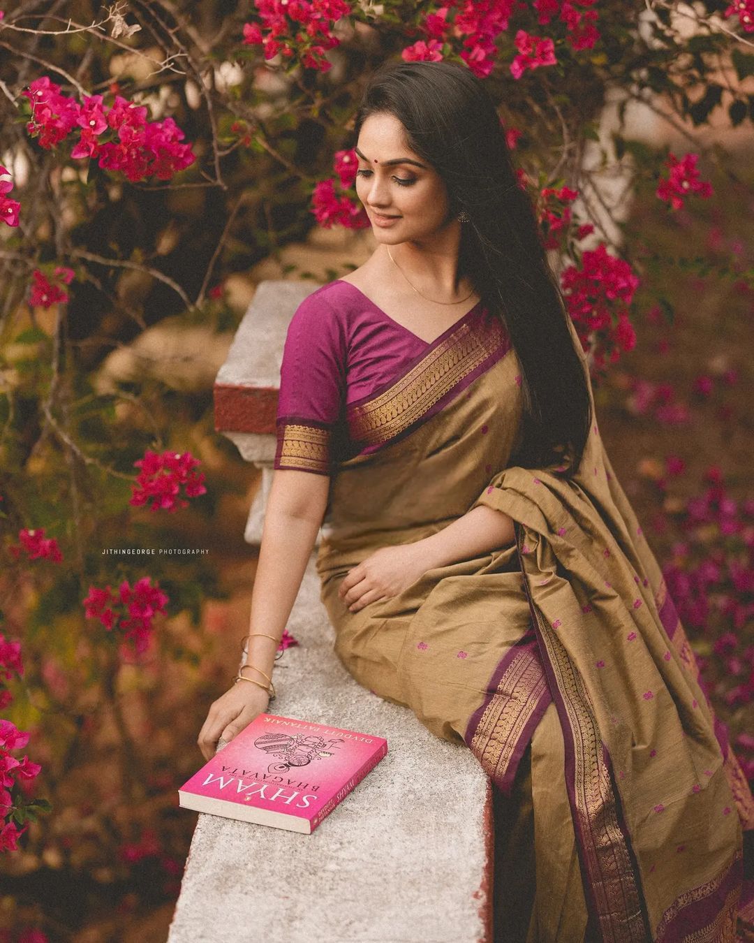 Ornate Dark Beige Soft Silk Saree With Radiant Blouse Piece