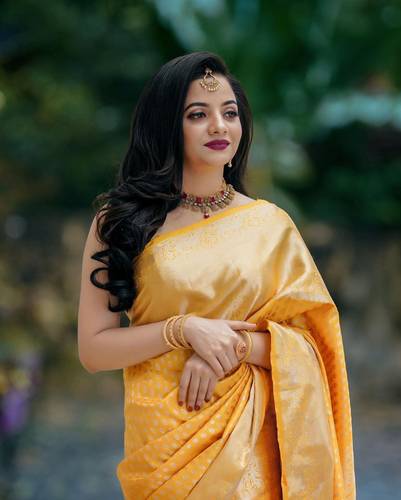 Seraglio Yellow Soft Silk Saree With Comely Blouse Piece